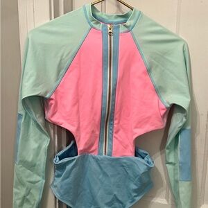 HTF Hurley Love Shack Fancy swimsuit sz Large